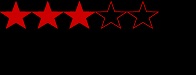 3 Stars Red
